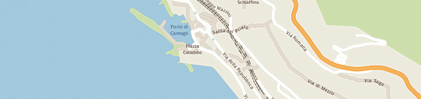 Mappa della impresa lo spuntino a CAMOGLI