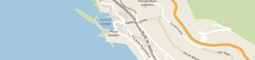 Mappa della impresa farmacia antola a CAMOGLI