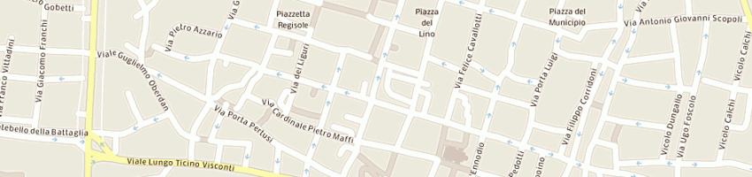 Mappa della impresa entrata libera di minoia enrica a PAVIA