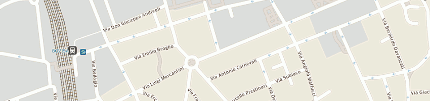 Mappa della impresa il paradiso del pane di oliva piera e c snc a MILANO