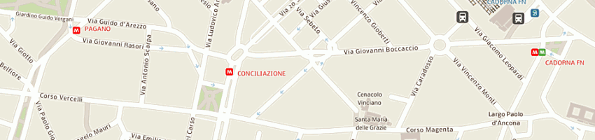 Mappa della impresa condominio via aurelio saffi 22 a MILANO