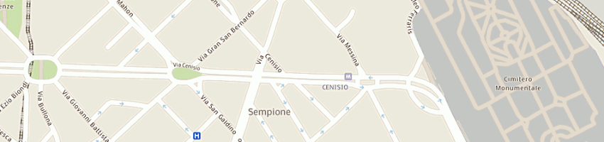 Mappa della impresa celdas srl a MILANO