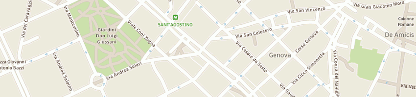 Mappa della impresa ventimiglia angelo a MILANO