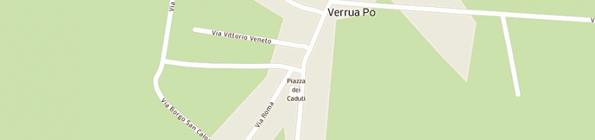 Mappa della impresa poste italiane a VERRUA PO