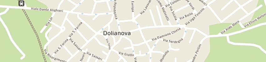 Mappa della impresa pisano rossella a DOLIANOVA