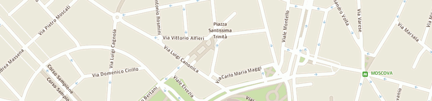 Mappa della impresa solvin srl a MILANO