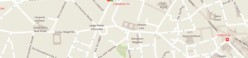 Mappa della impresa san lorenzo srl a MILANO