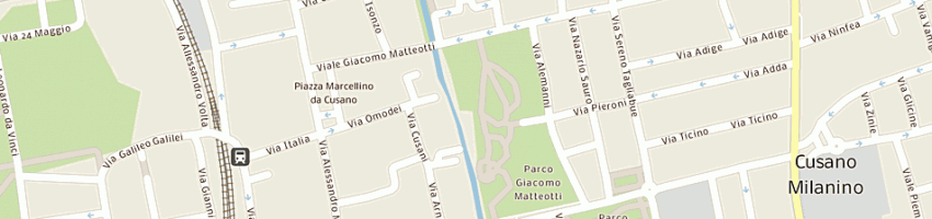 Mappa della impresa cmt centro medico turati srl a MILANO