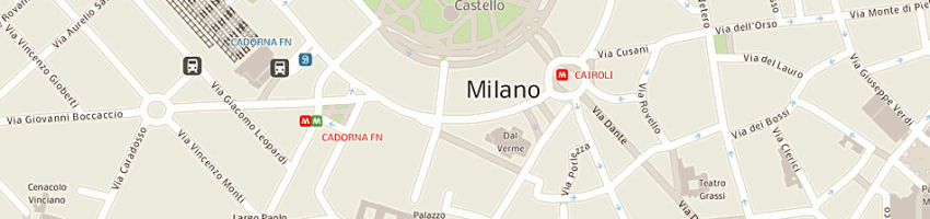 Mappa della impresa new red srl a MILANO