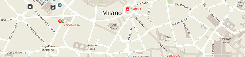 Mappa della impresa vichy e antony di ornato ciro vincenzo a MILANO