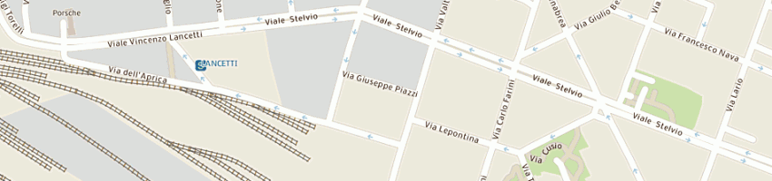 Mappa della impresa puntogomme milano (srl) a MILANO