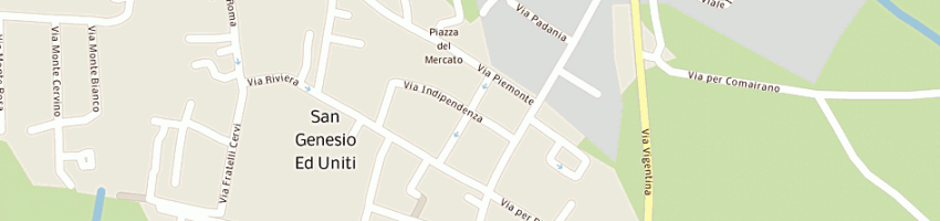 Mappa della impresa municipio a SAN GENESIO ED UNITI