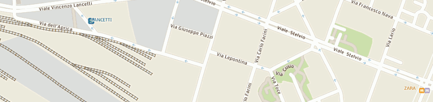 Mappa della impresa vitale antonino a MILANO