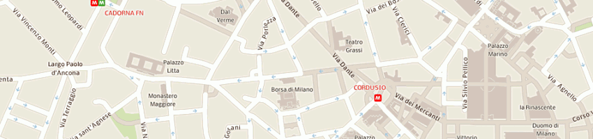 Mappa della impresa cipda a MILANO