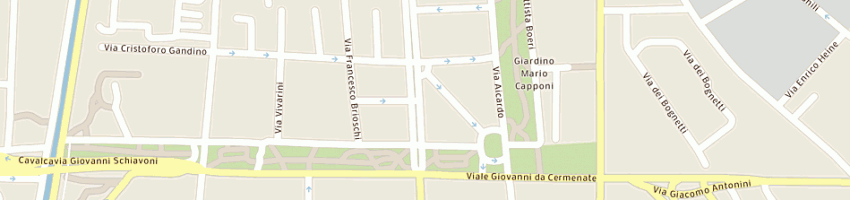 Mappa della impresa gavi srl a MILANO