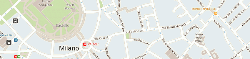 Mappa della impresa rossi e grassi sas a MILANO