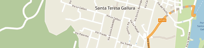 Mappa della impresa achenza antonio a SANTA TERESA GALLURA