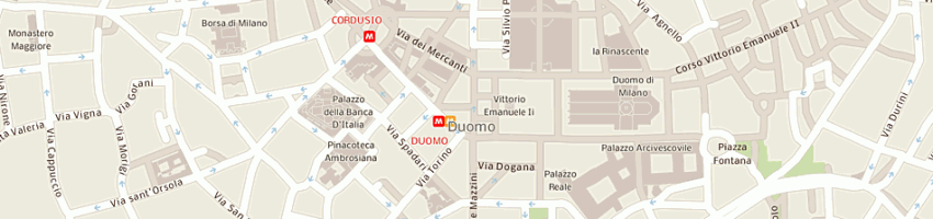 Mappa della impresa emergency a MILANO