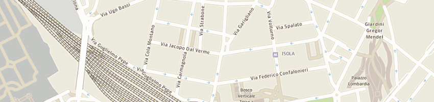 Mappa della impresa palmarini davide a MILANO