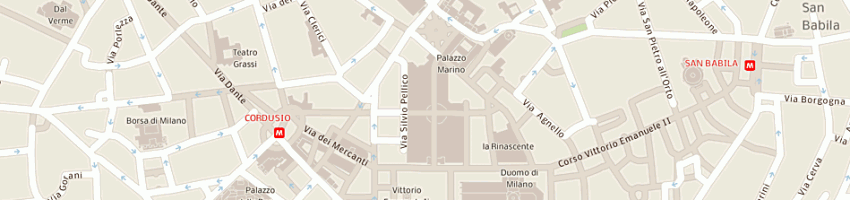 Mappa della impresa camera di commercio italo russa a MILANO