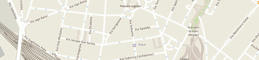 Mappa della impresa riccioli e stile di valentino gabriella a MILANO