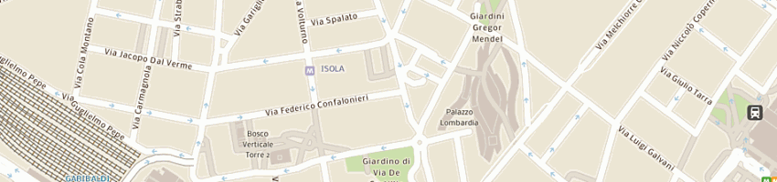 Mappa della impresa delos spa a MILANO