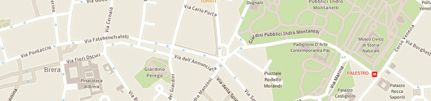 Mappa della impresa samago sas di ernesto gola e c a MILANO