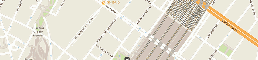 Mappa della impresa piazzi valentino a MILANO