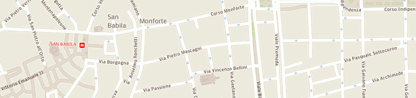 Mappa della impresa dall'olio guido pompeo a MILANO