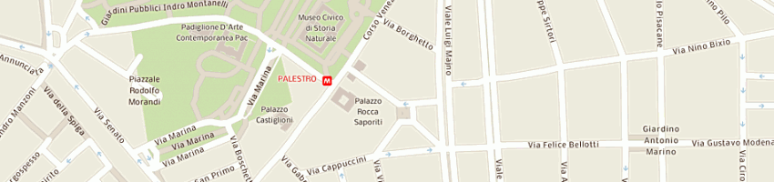 Mappa della impresa papillon spa a MILANO