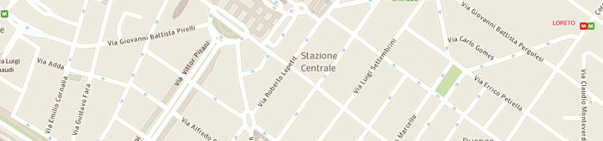 Mappa della impresa centro stock snc di michele lopriore e c a MILANO