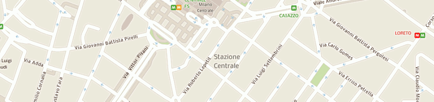 Mappa della impresa brek ristoranti spa a MILANO