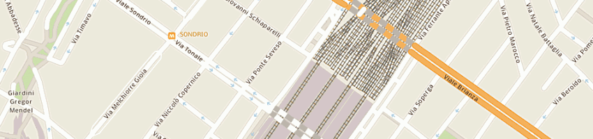 Mappa della impresa circolo culturale arci nova hot-line club a MILANO