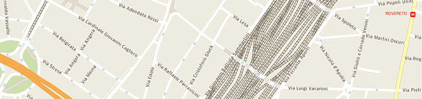 Mappa della impresa calzificio tris di sala cristina e c sas a MILANO