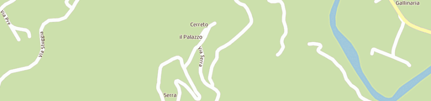 Mappa della impresa trattoria malatesta mara a CICAGNA