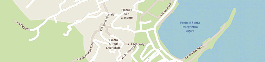 Mappa della impresa trattoria da batti a SANTA MARGHERITA LIGURE