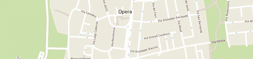 Mappa della impresa giani giuseppe a OPERA