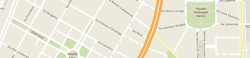 Mappa della impresa quaser srl a MILANO