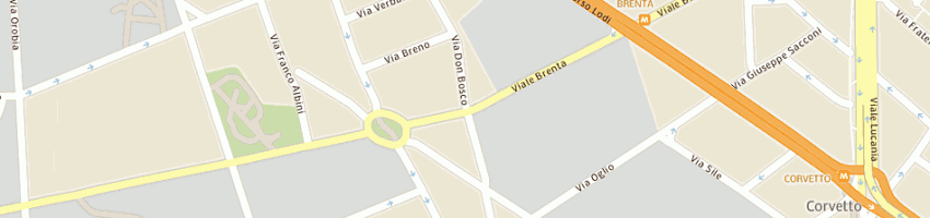 Mappa della impresa bar re di denari snc di veloce claudio e c a MILANO