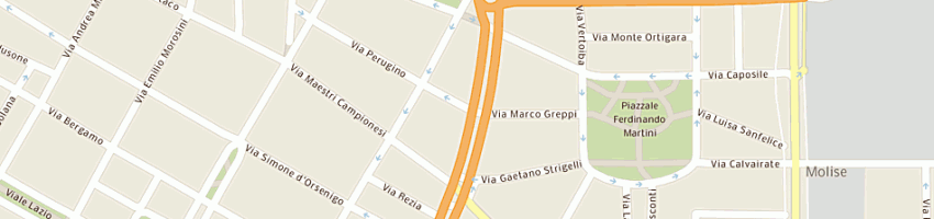 Mappa della impresa zoppi alberto a MILANO