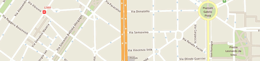 Mappa della impresa guerrini renata a MILANO