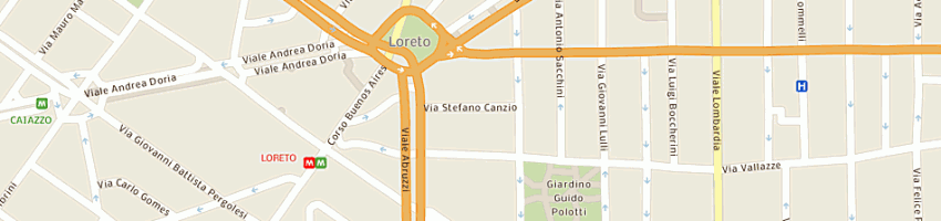 Mappa della impresa sergi cosimo a MILANO