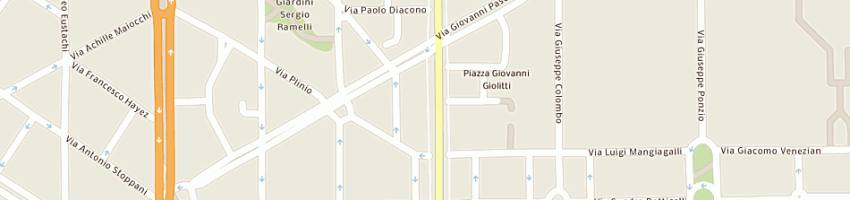 Mappa della impresa stanzani mirco a MILANO