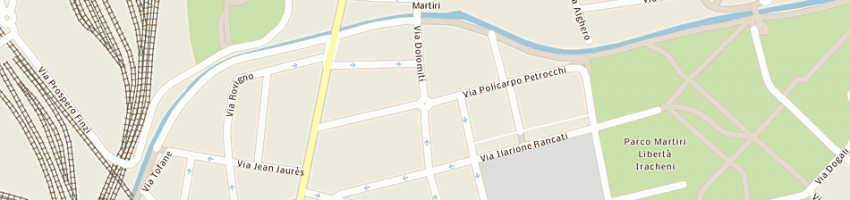 Mappa della impresa merisio maurizio a MILANO