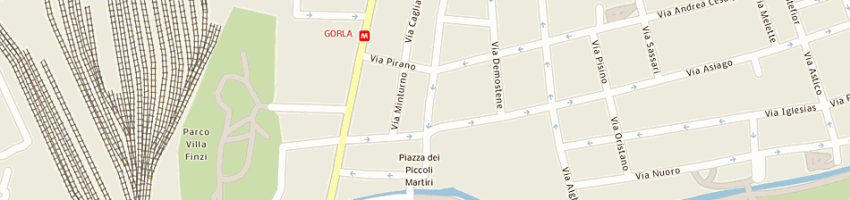 Mappa della impresa stereo srl a MILANO