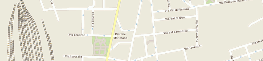 Mappa della impresa studio pedrazzoli e sokolova a MILANO