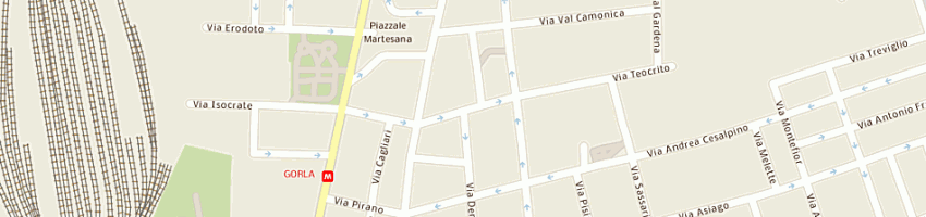 Mappa della impresa torti francesco a MILANO