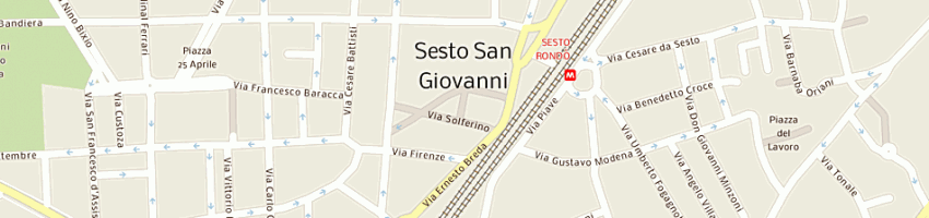 Mappa della impresa le buone cose bistrot srl a MILANO