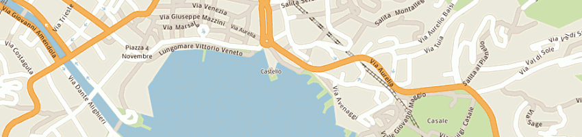 Mappa della impresa gatti alessandro a RAPALLO