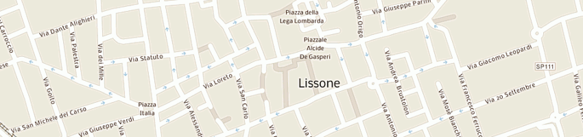 Mappa della impresa cerizzi laura a LISSONE